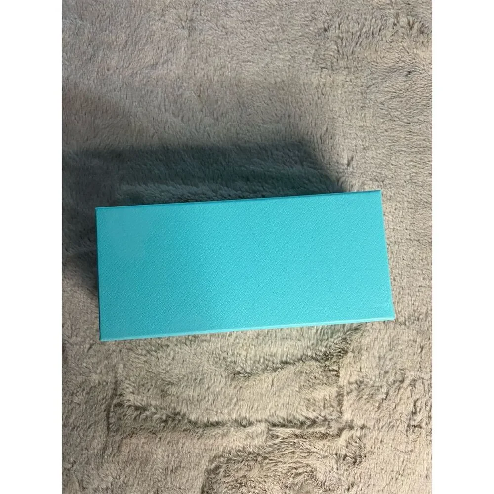 Tiffany & Co Women's Eyeglasses Case Black w/ Blue Accents Full Rim